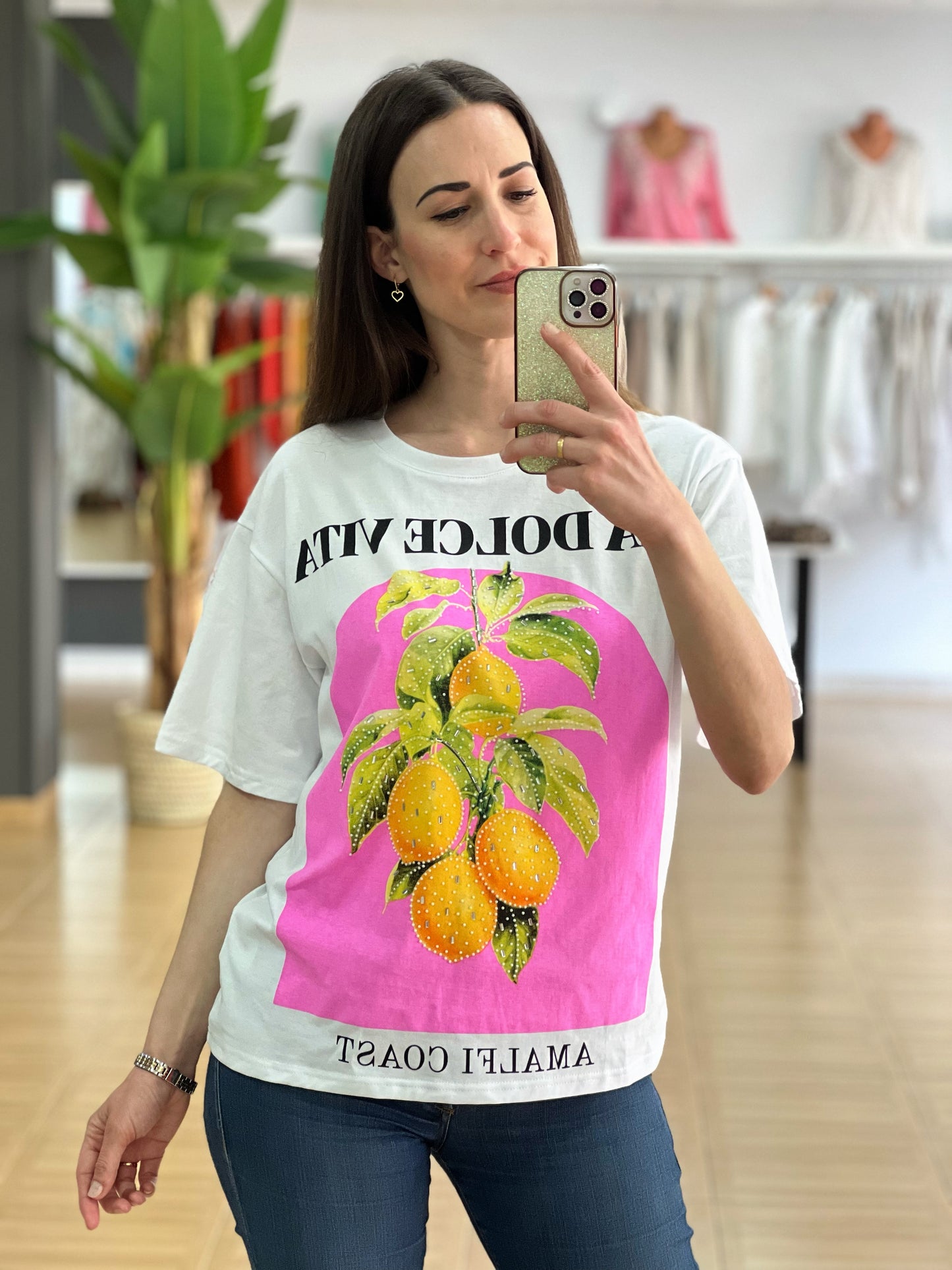 CAMISETA DOLCE VITA STRASS