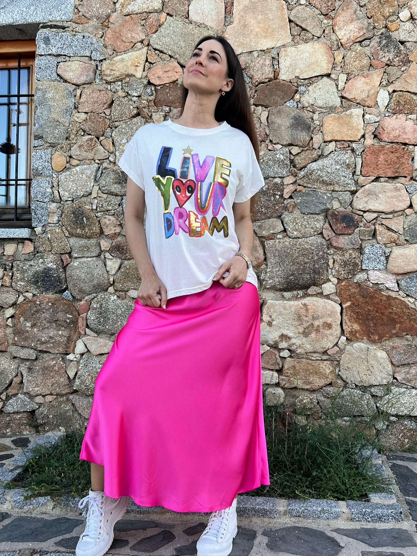 FALDA RASO El Vestidor de Inma