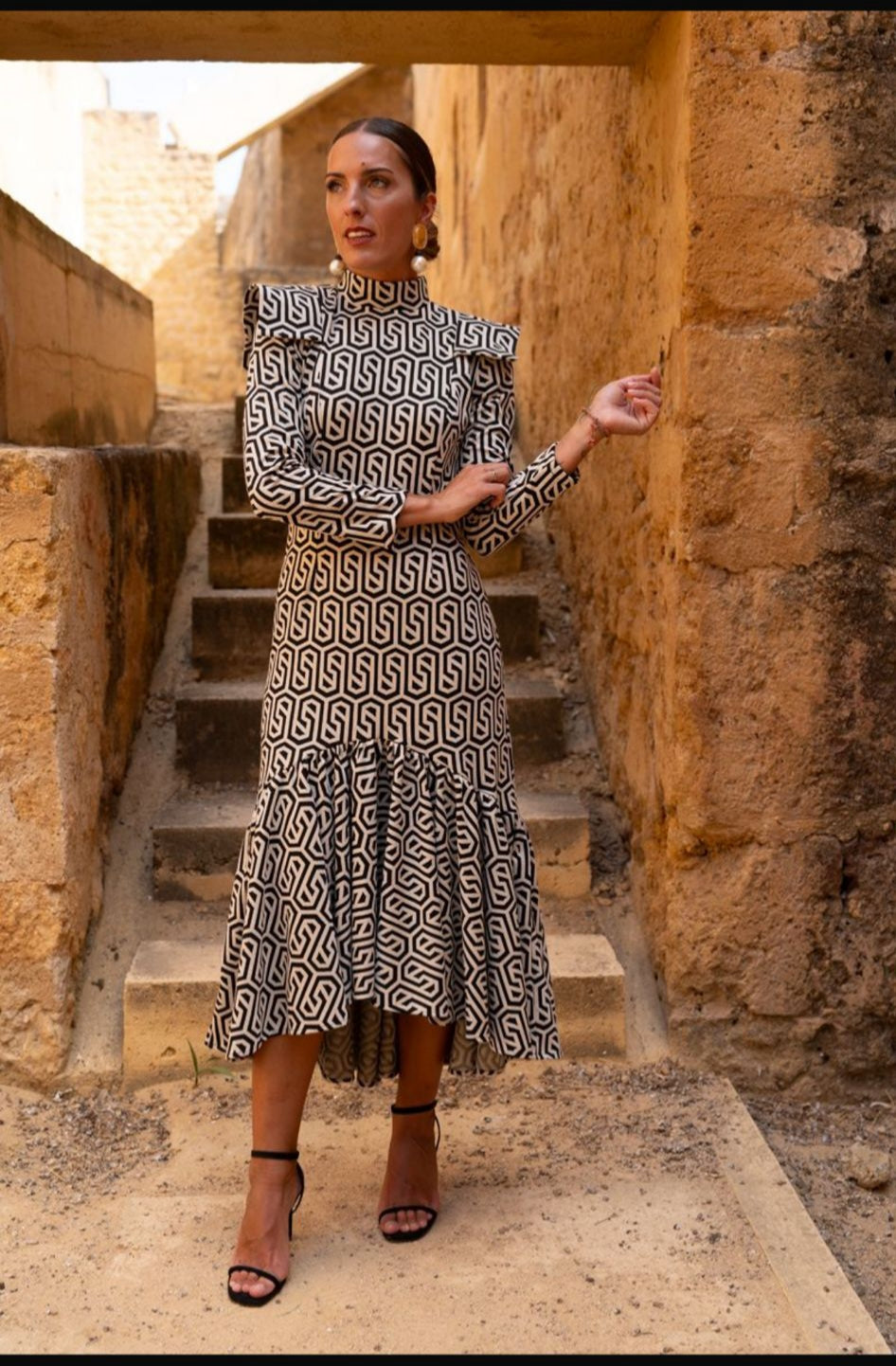 VESTIDO ODETA KAYAR DE PUNTO El Vestidor de Inma