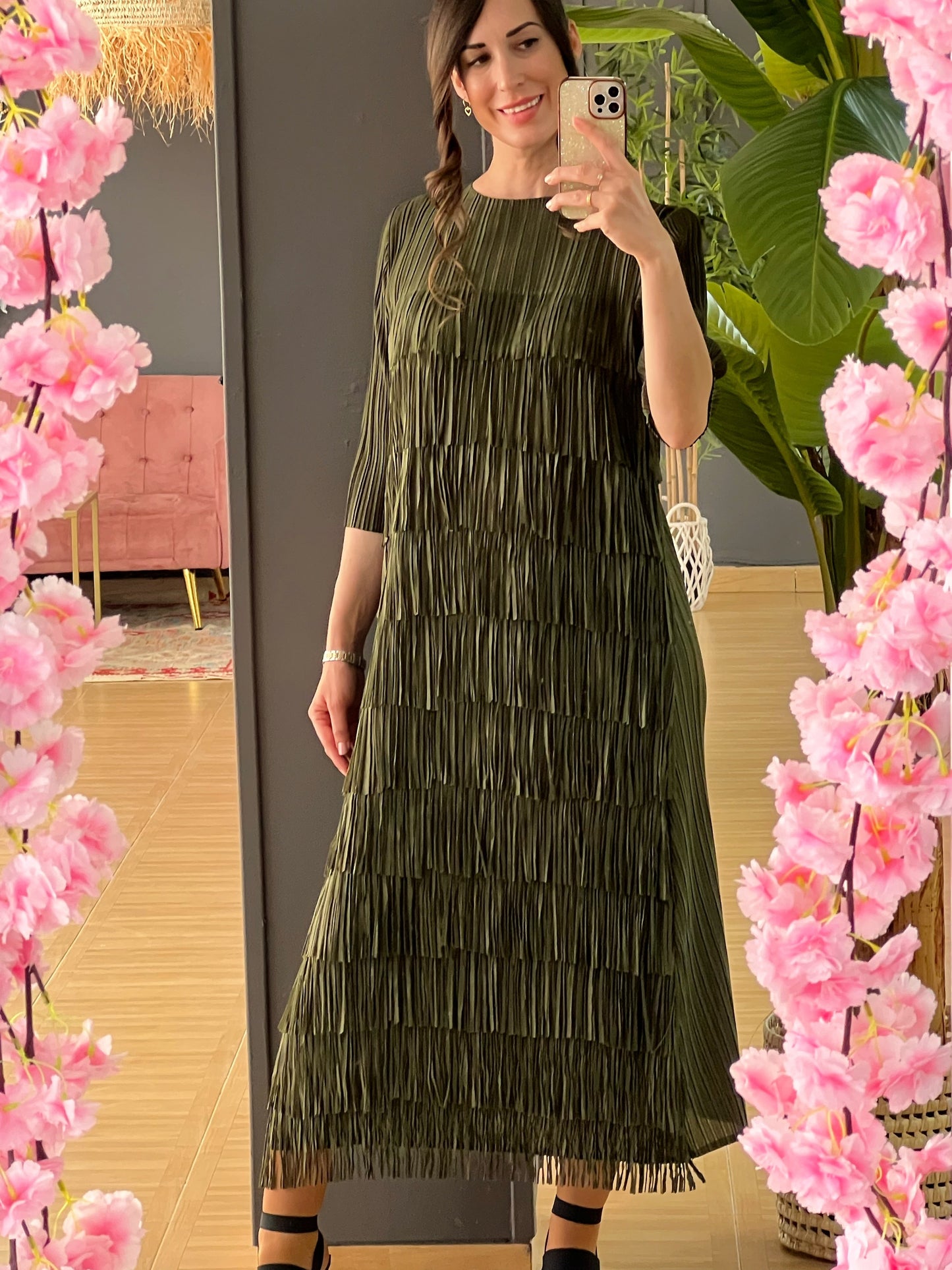 VESTIDO FLECOS El Vestidor de Inma