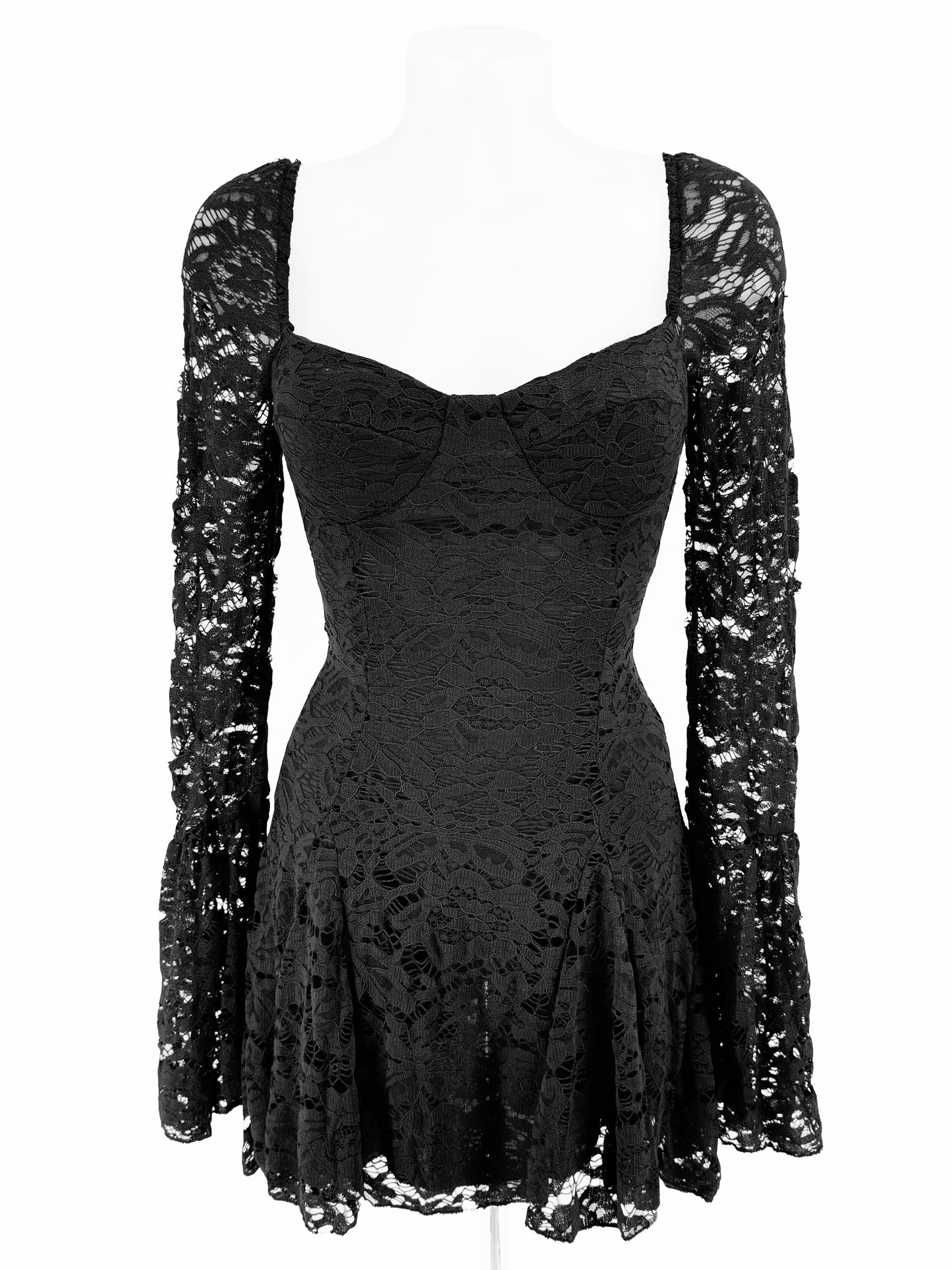 VESTIDO BARDOT ENCAJE