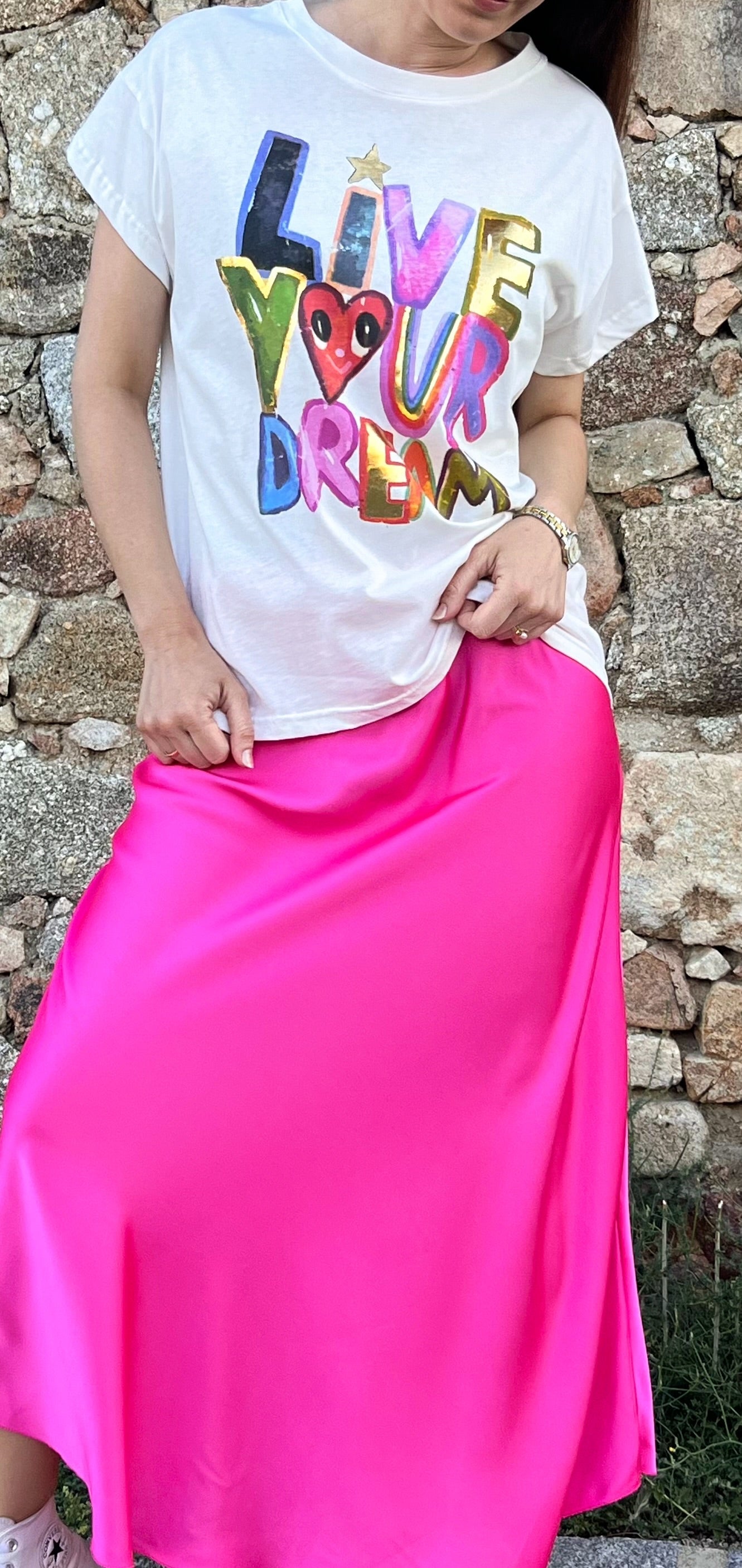 FALDA RASO El Vestidor de Inma