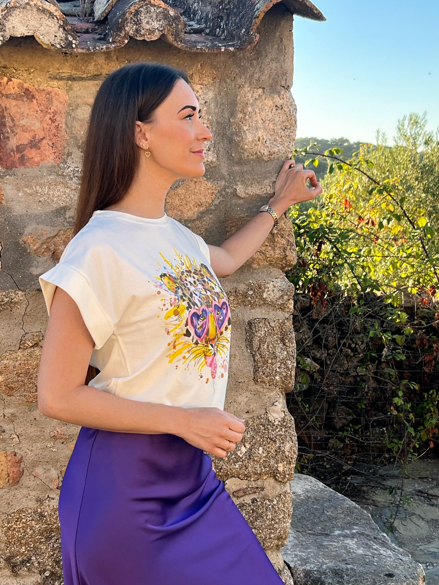 FALDA RASO El Vestidor de Inma