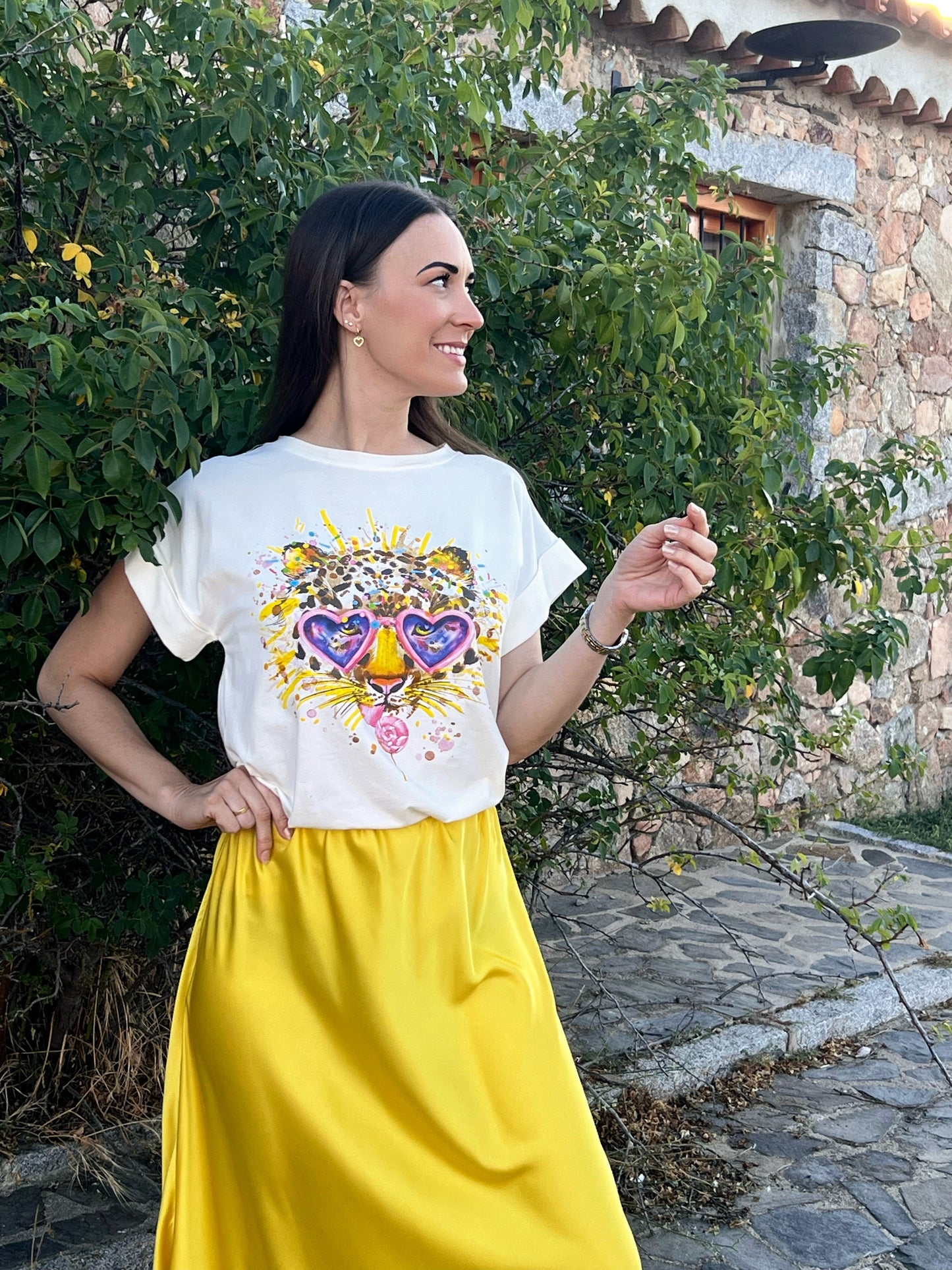 FALDA RASO El Vestidor de Inma