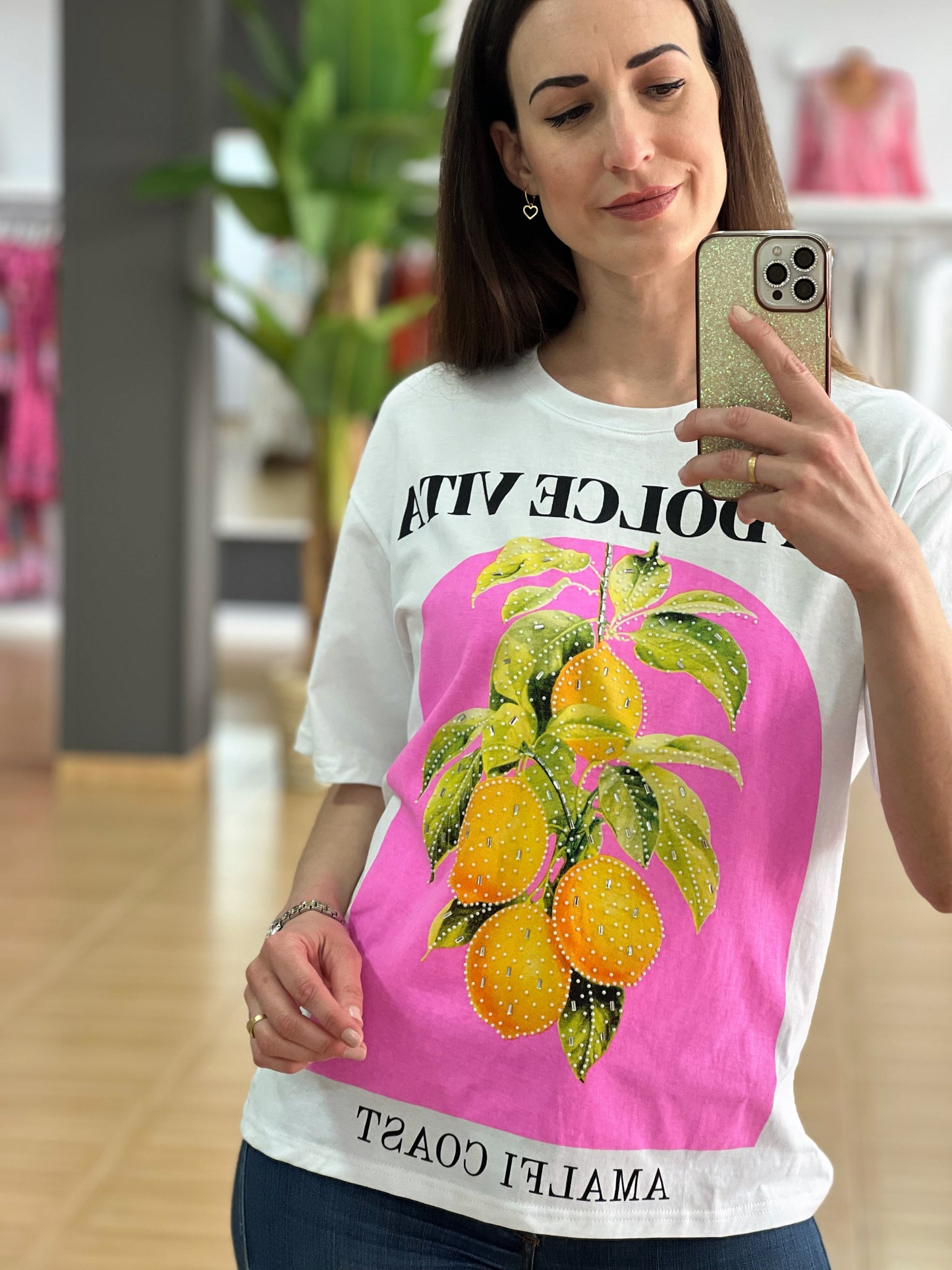 CAMISETA DOLCE VITA STRASS