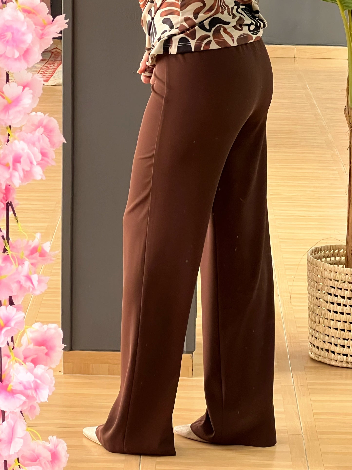 PANTALÓN ICONIC CHOCOLATE El Vestidor de Inma