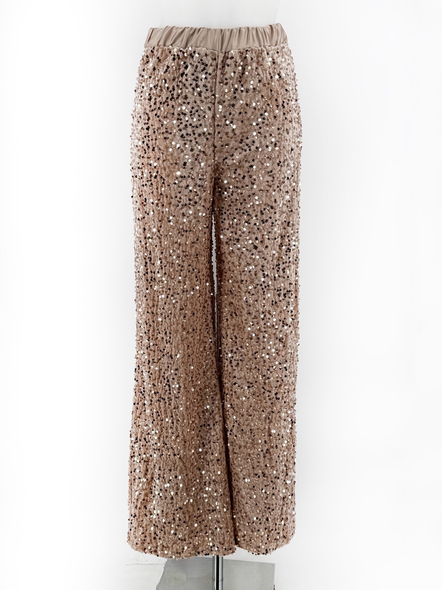 PANTALÓN TERCIOPELO LENTEJUELAS El Vestidor de Inma