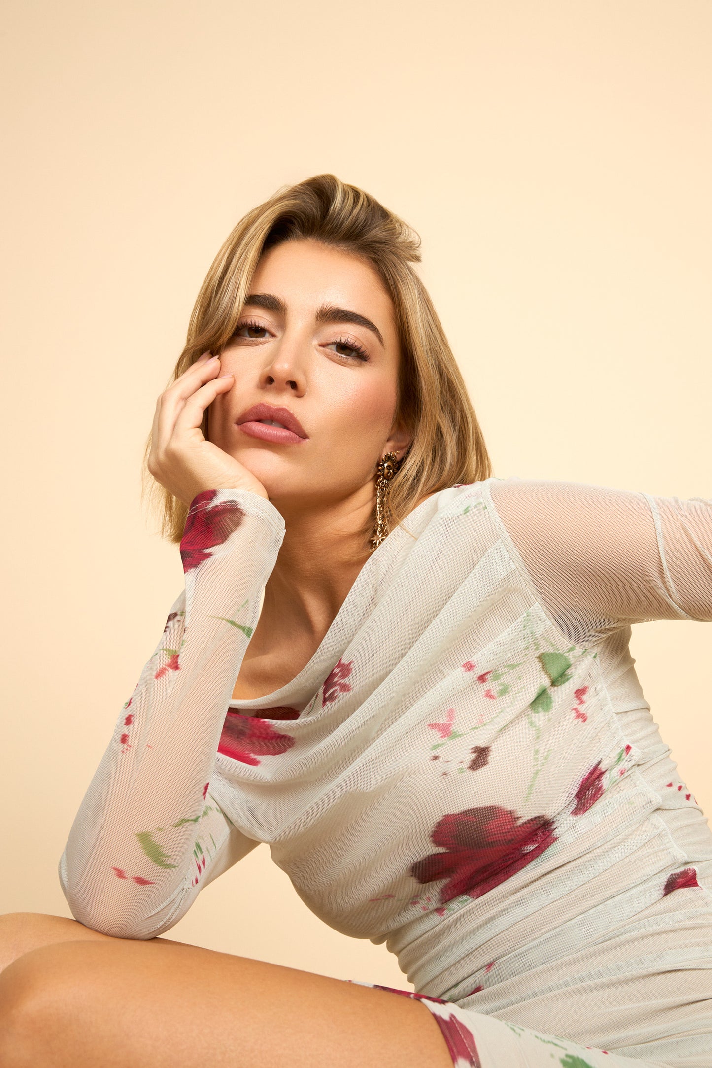 VESTIDO TUL FLORES