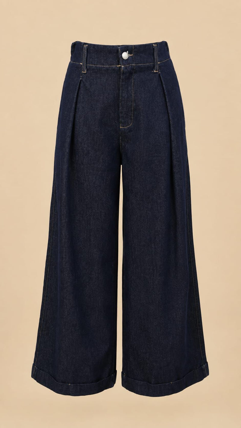 Pantalón Denim Wide Leg
