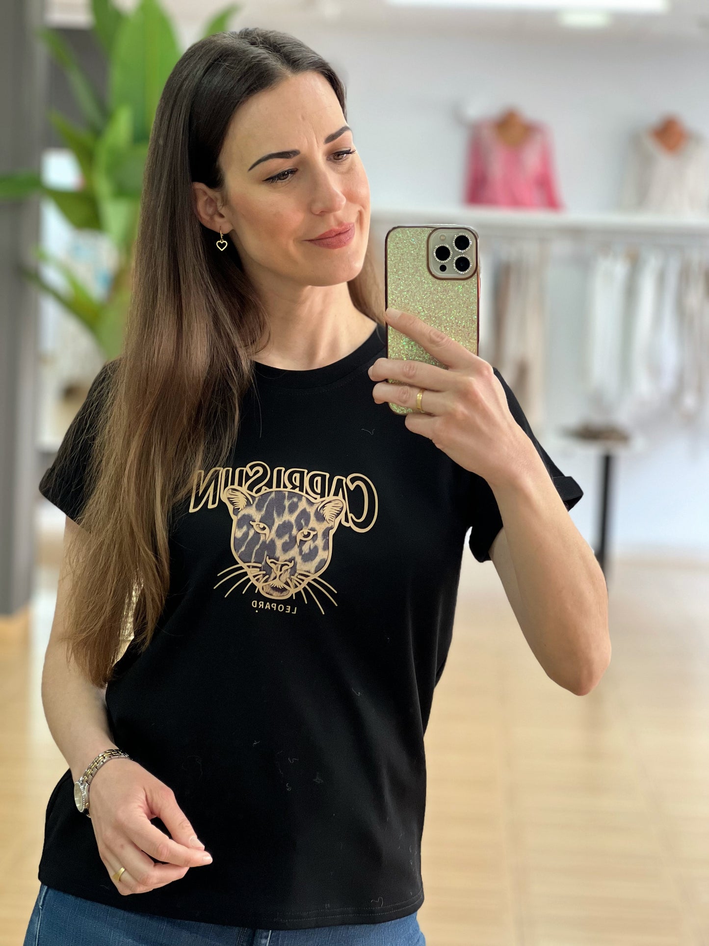 CAMISETA LEOPARDO RELIEVE