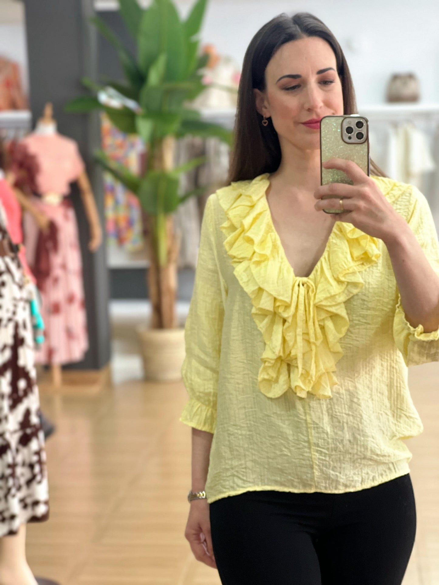 BLUSA VOLANTES LUNA El Vestidor de Inma
