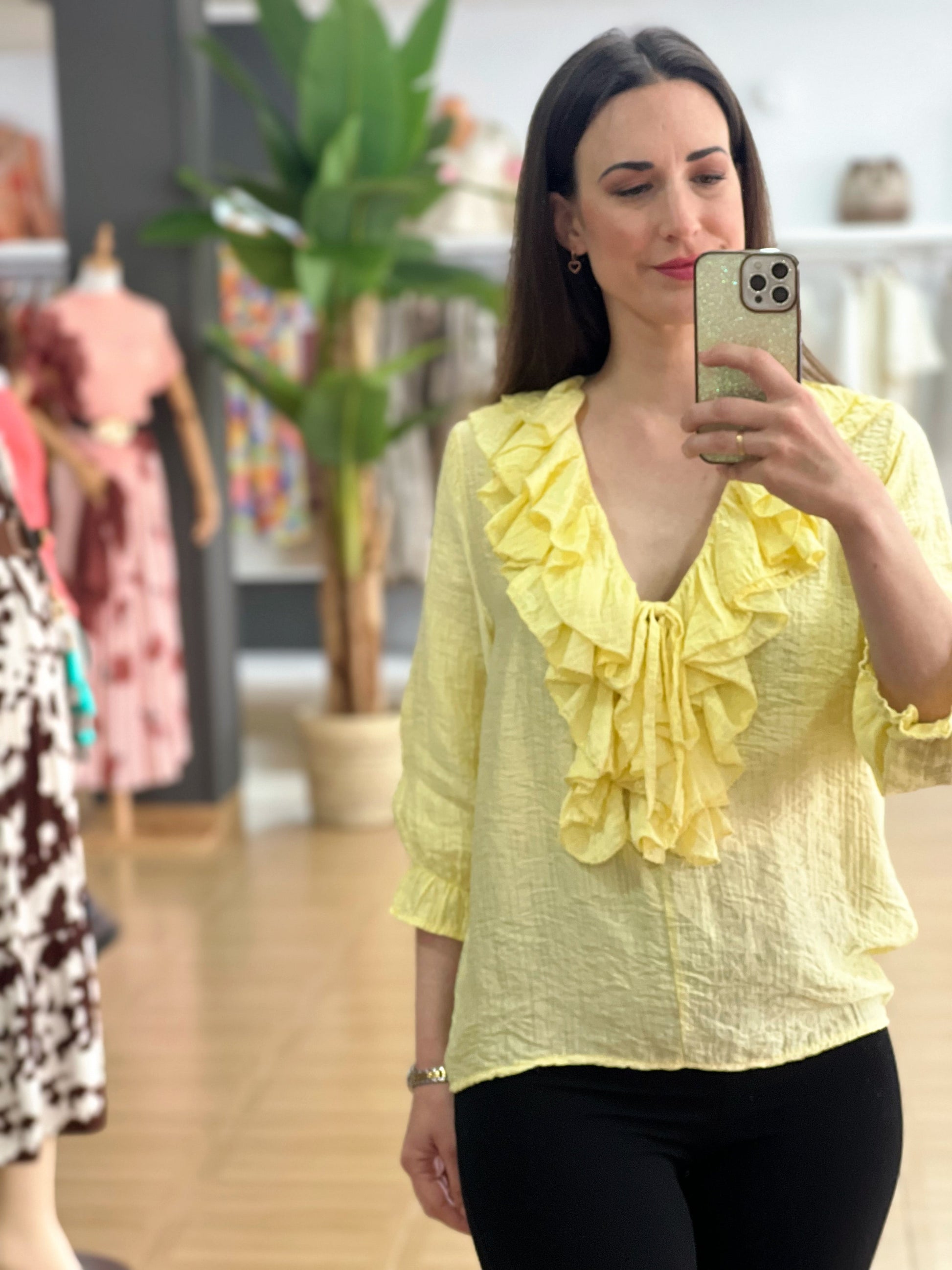 BLUSA VOLANTES LUNA El Vestidor de Inma