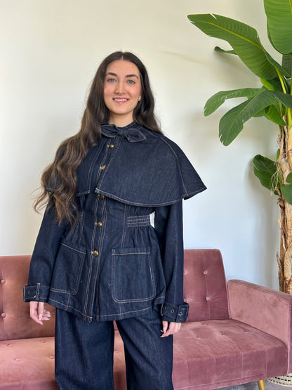 Chaqueta Capa Denim. El Vestidor de Inma