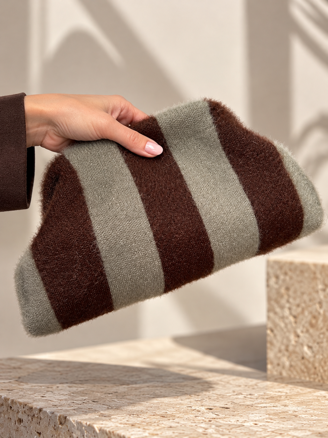 BOLSO PELO BICOLOR El Vestidor de Inma