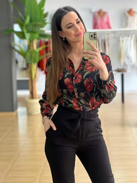 PANTALÓN NATAEL BASIC LAZO El Vestidor de Inma