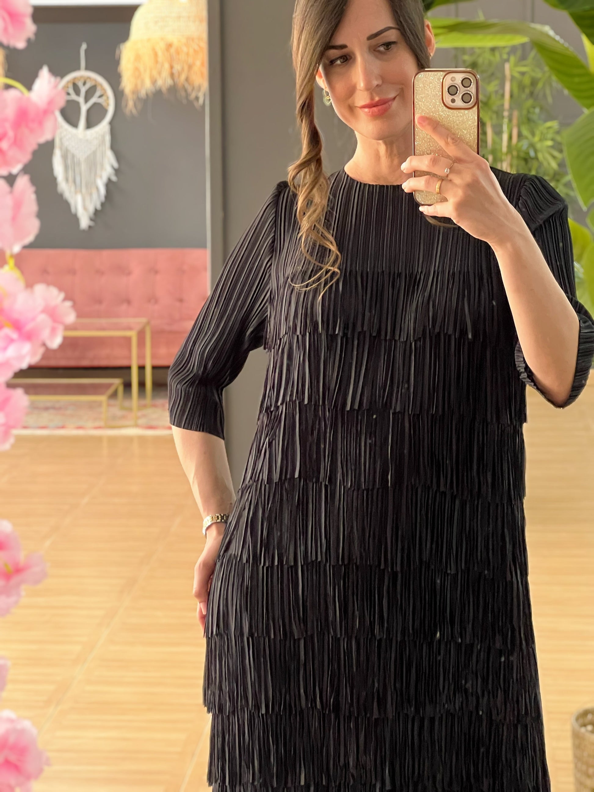 VESTIDO FLECOS El Vestidor de Inma