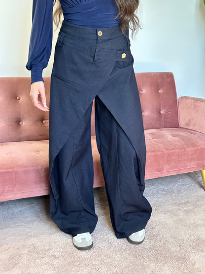 PANTALÓN DENIM CAPA El Vestidor de Inma