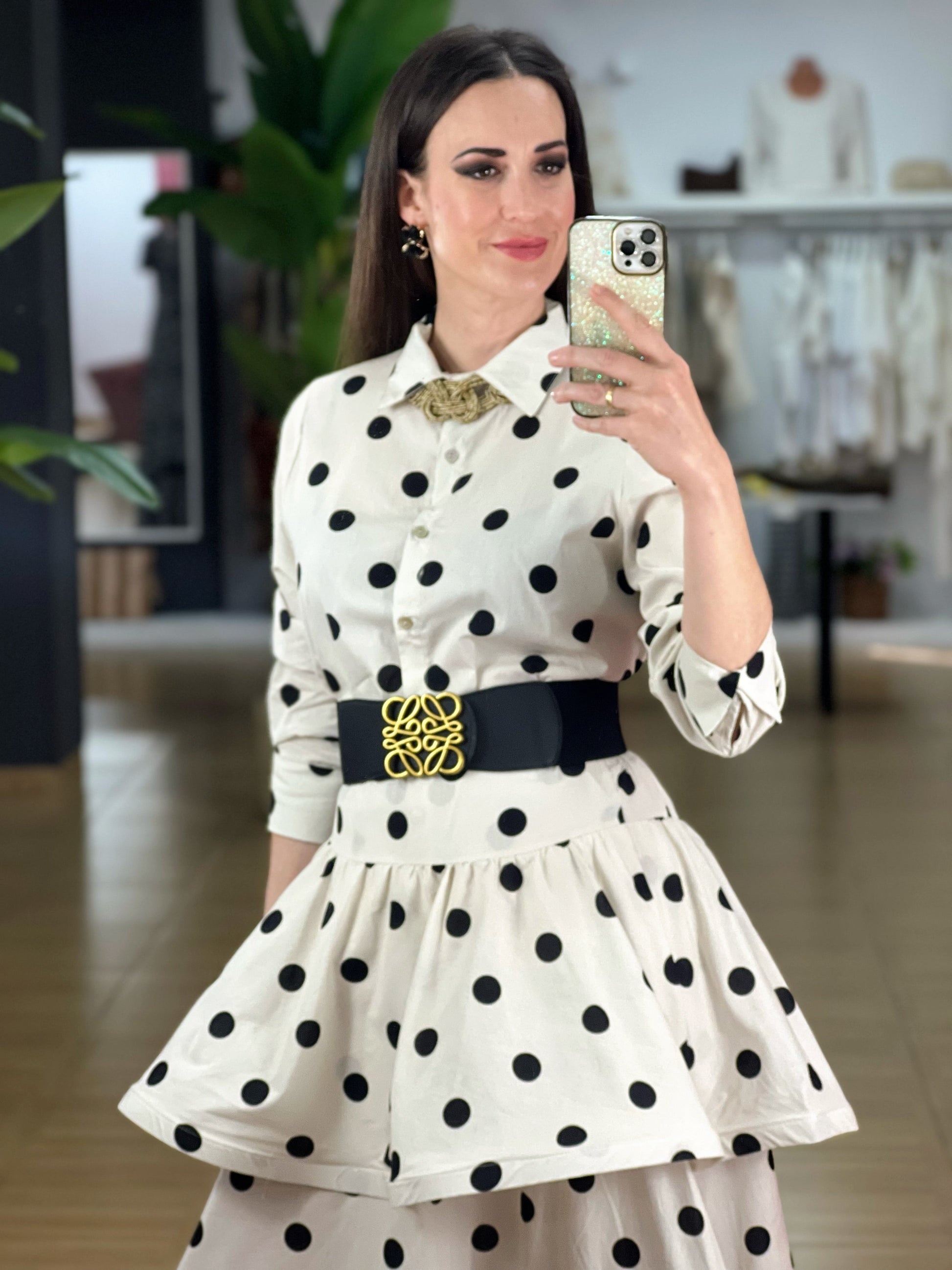 FALDA LUNARES VOLANTES El Vestidor de Inma