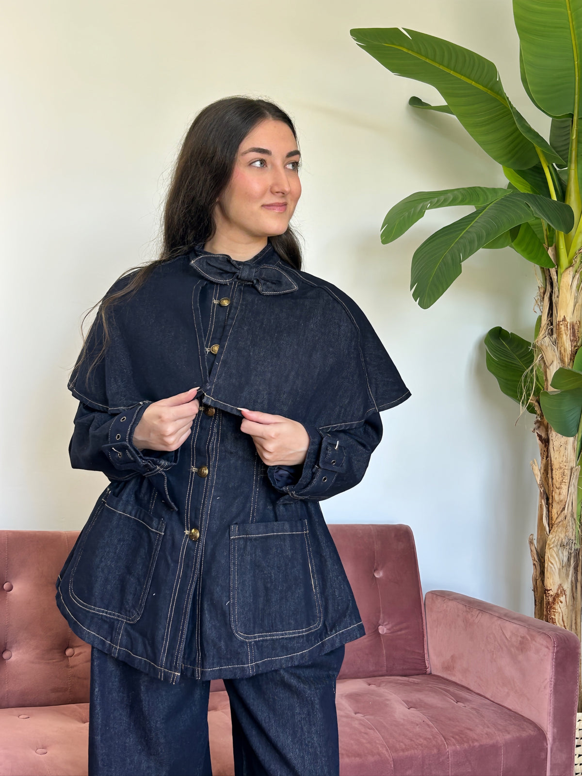 Chaqueta Capa Denim. El Vestidor de Inma