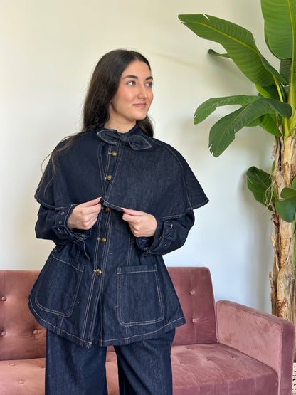 Chaqueta Capa Denim. El Vestidor de Inma