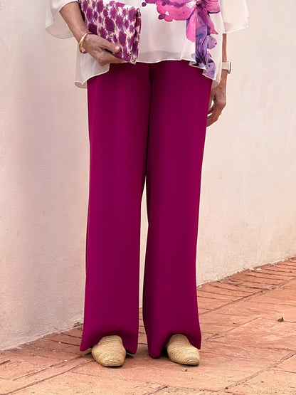 Pantalón fluido mujer con elástico trasero | Ajuste perfecto todo el año El Vestidor de Inma