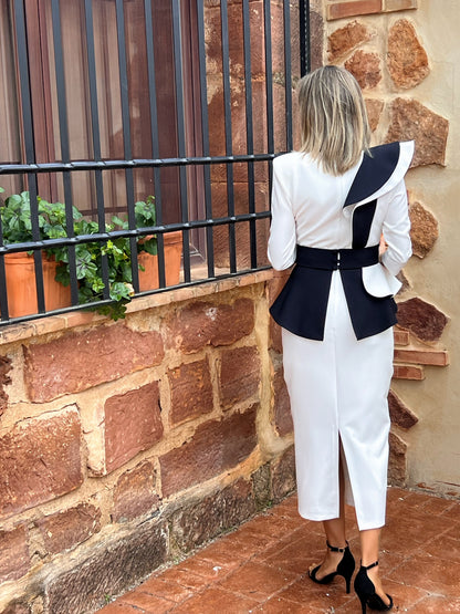 Vestido Invitada Peplum Hecho en España – Preventa – Tallas 36 a 54 El Vestidor de Inma