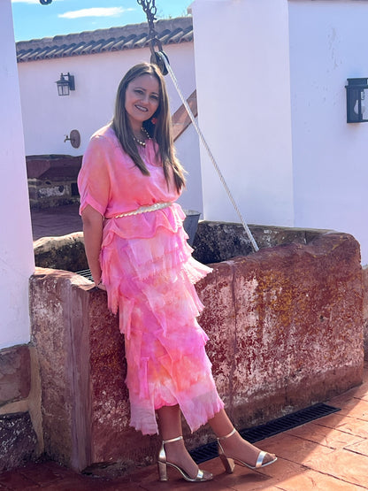 Vestido de Seda con Forro Interior Elástico El Vestidor de Inma