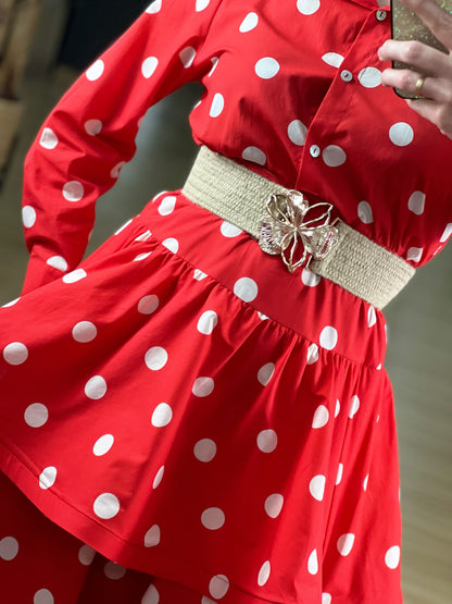 FALDA LUNARES VOLANTES El Vestidor de Inma