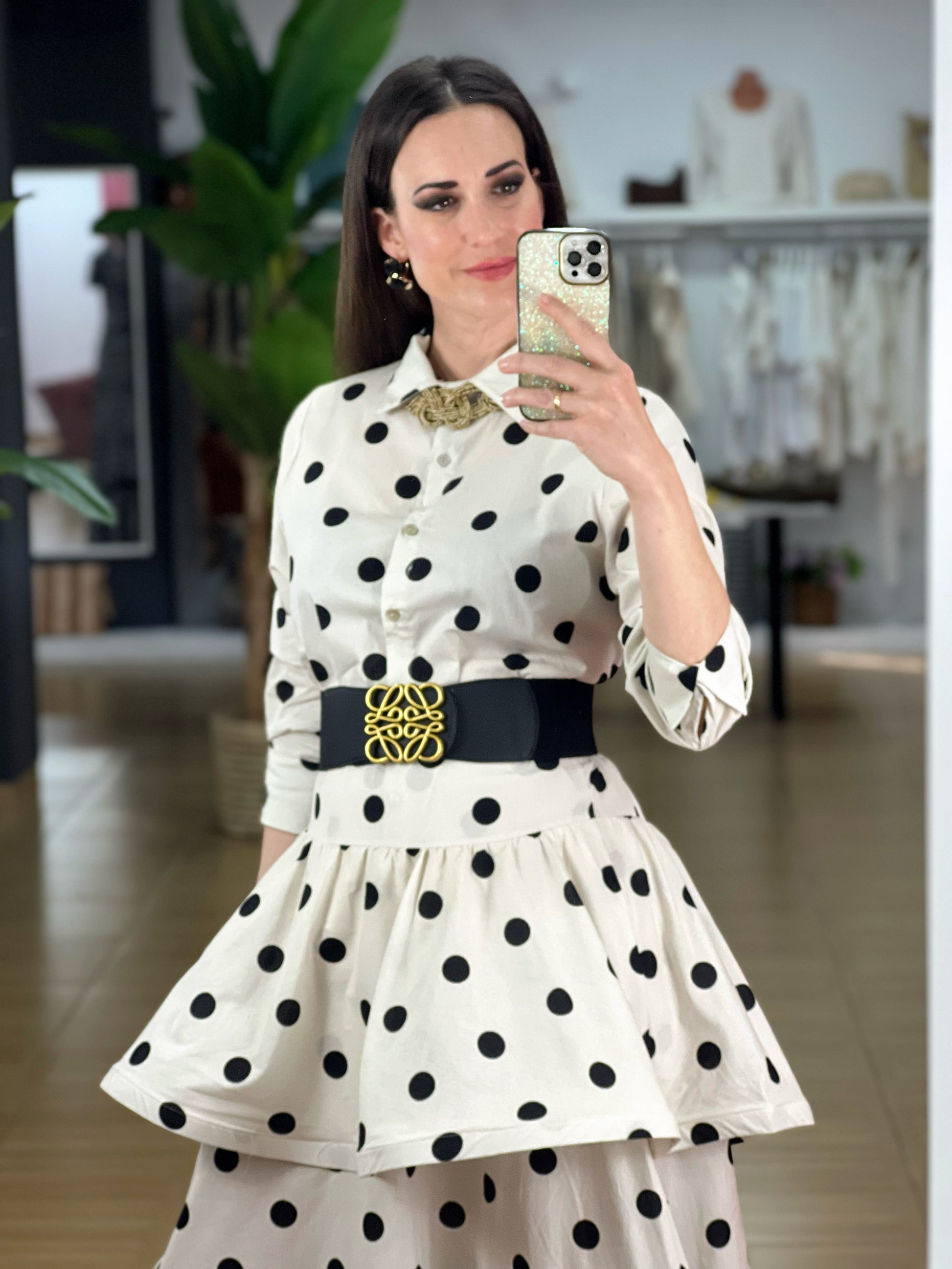 FALDA LUNARES VOLANTES El Vestidor de Inma