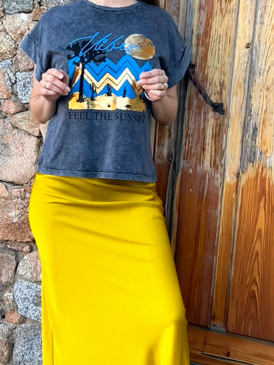 FALDA RASO El Vestidor de Inma
