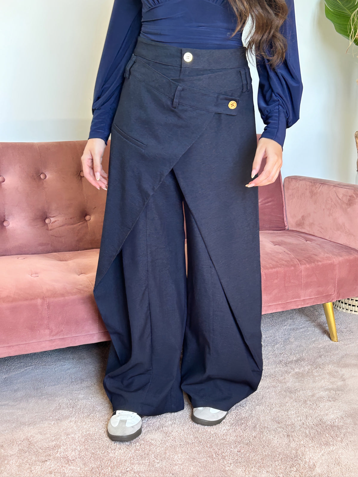 PANTALÓN DENIM CAPA El Vestidor de Inma
