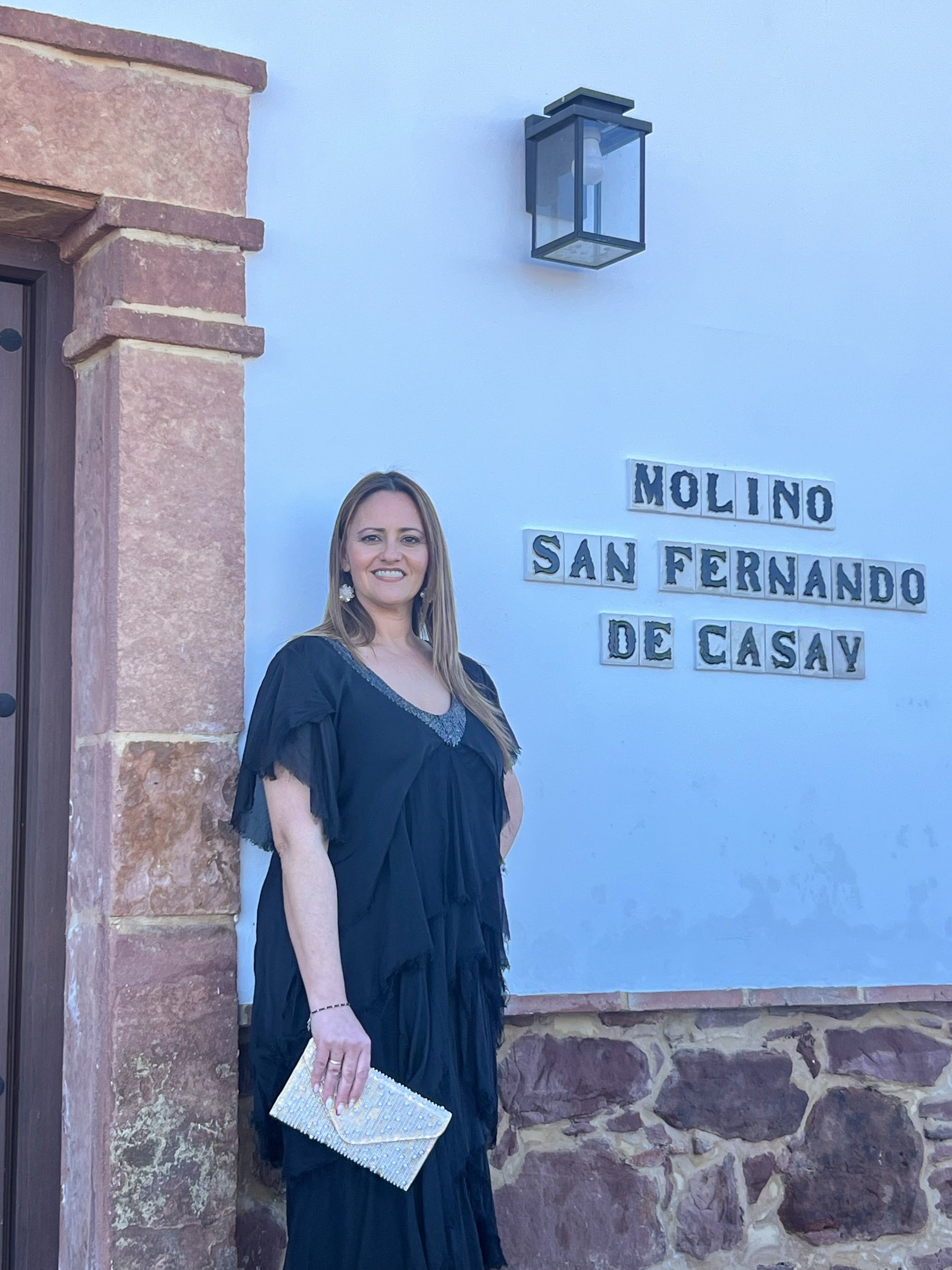 Vestido Seda Capas con Lentejuelas | Talla Única 38-50 | El Vestidor de Inma El Vestidor de Inma