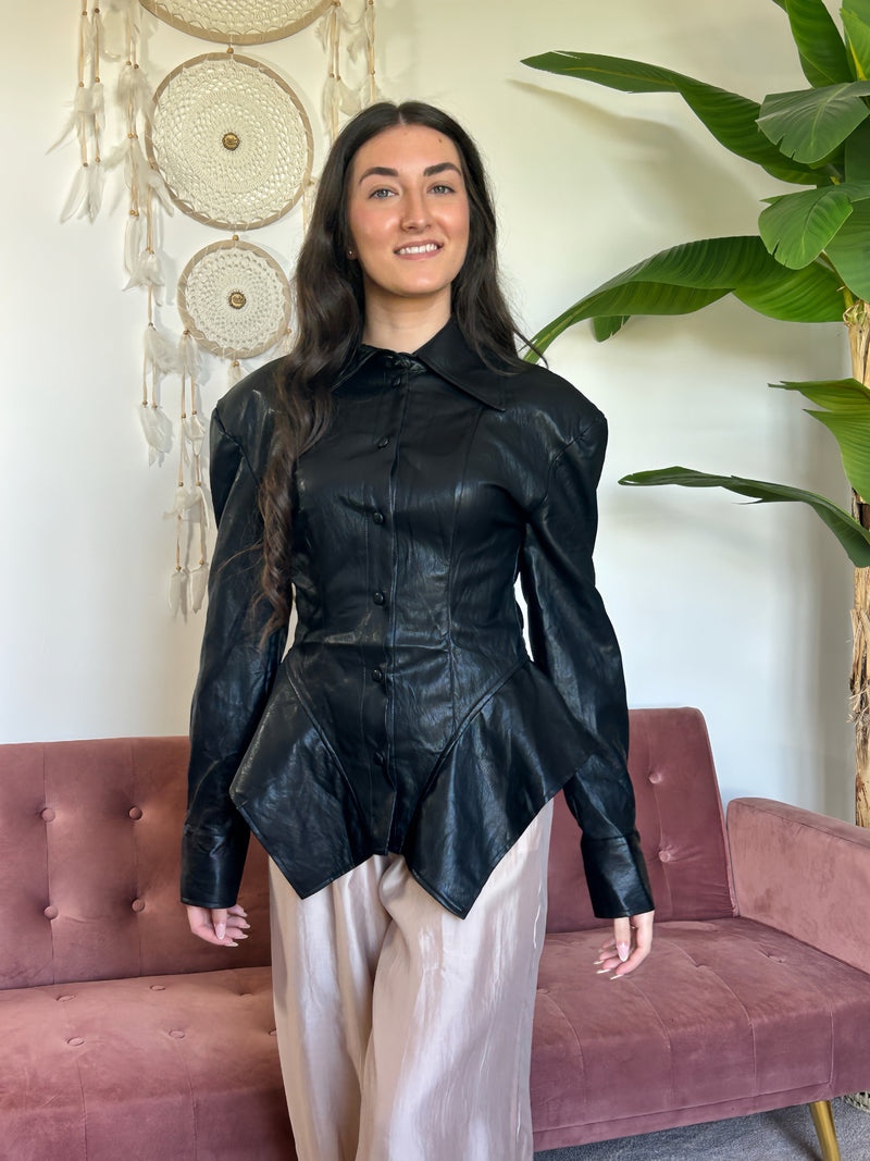 CAMISA CUERO ÉCLAT
