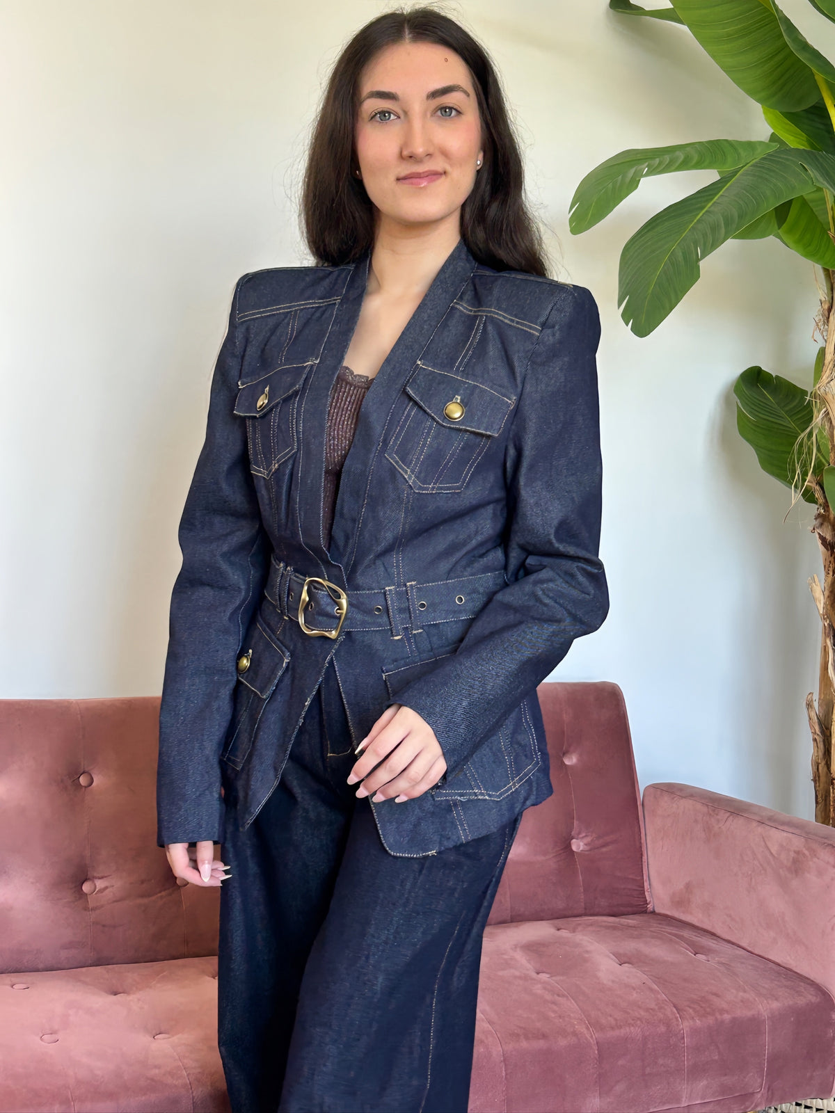 Blazer Denim El Vestidor de Inma