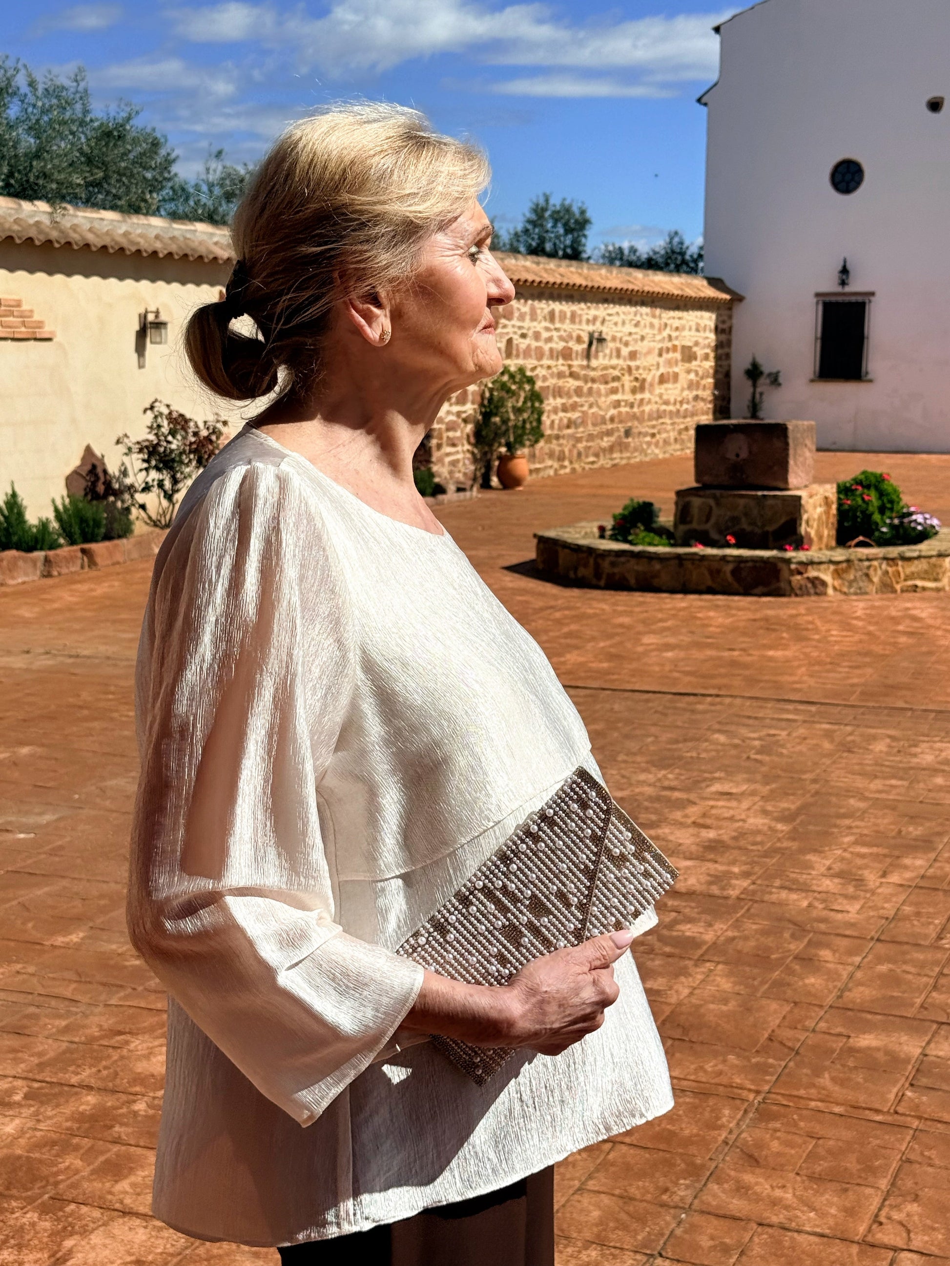 Blusa de Seda Natural Elegante Mujer Tallas Grandes 42-54 | Invitada Perfecta El Vestidor de Inma