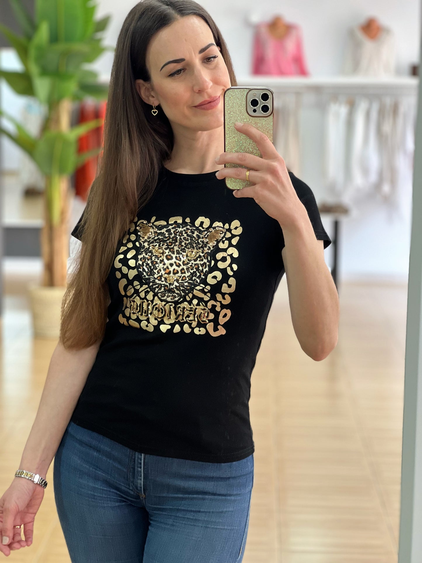 CAMISETA TIGRE STRASS