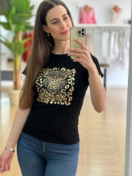 CAMISETA TIGRE STRASS