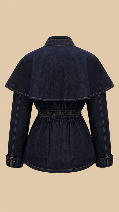 Chaqueta Capa Denim. El Vestidor de Inma