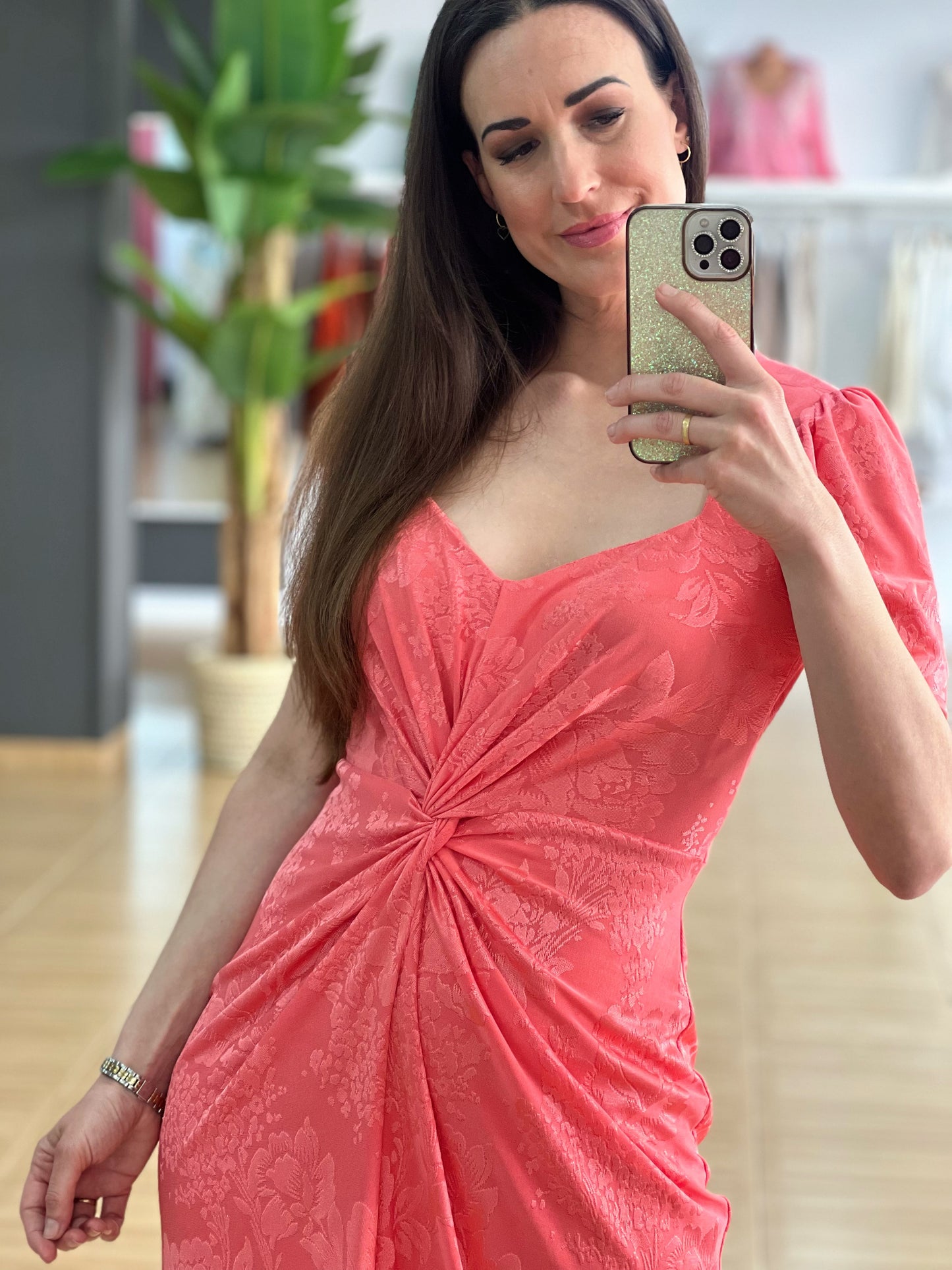 VESTIDO CORAL