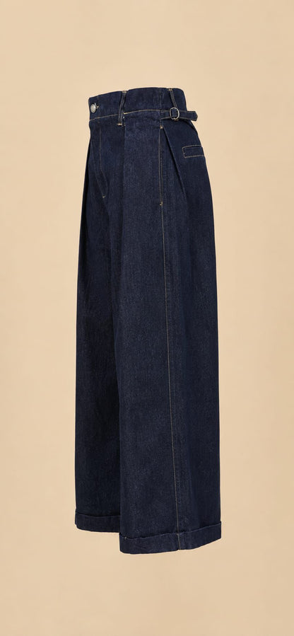 Pantalón Denim Wide Leg El Vestidor de Inma