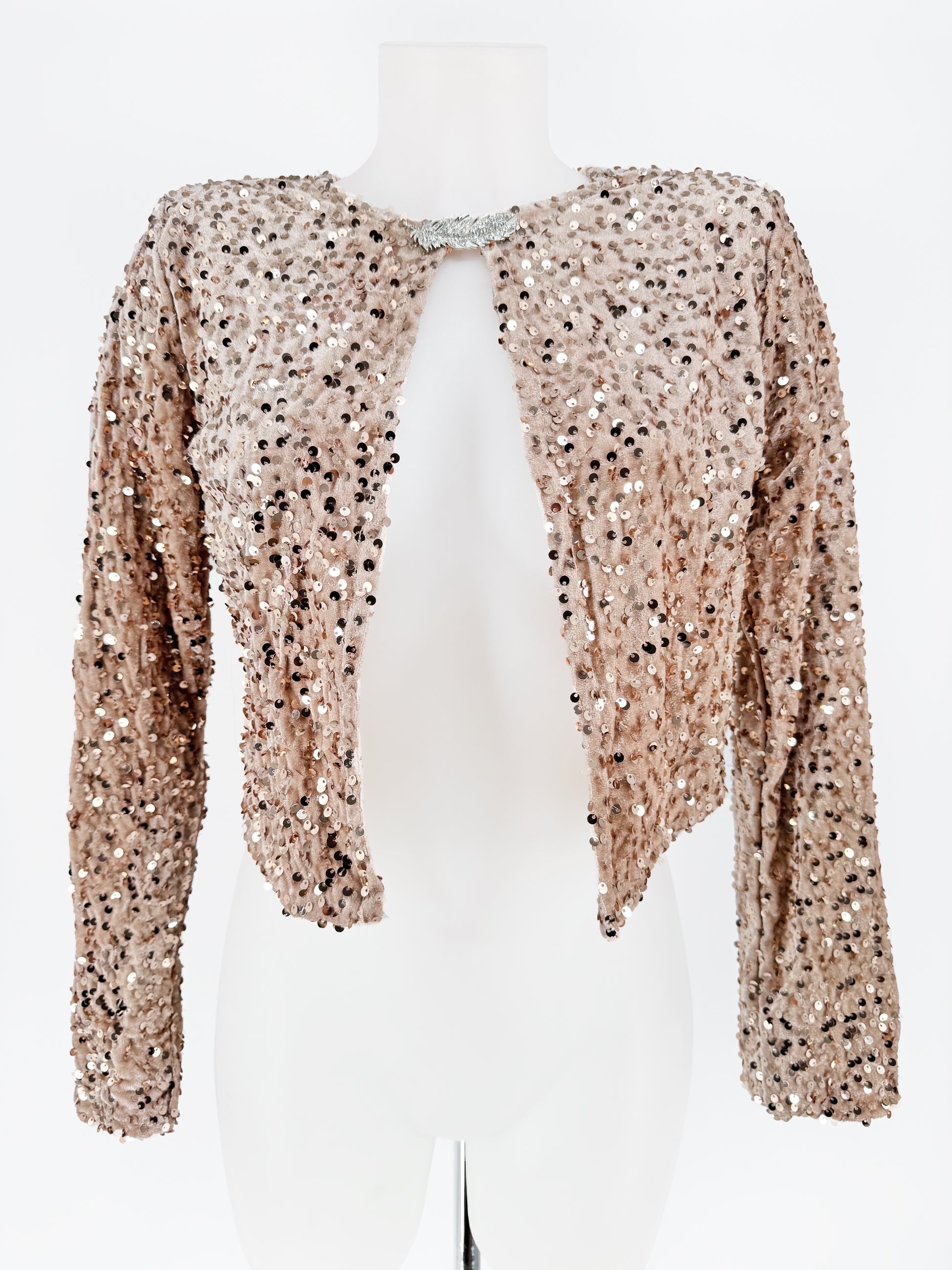 CHAQUETA TERCIOPELO LENTEJUELAS El Vestidor de Inma