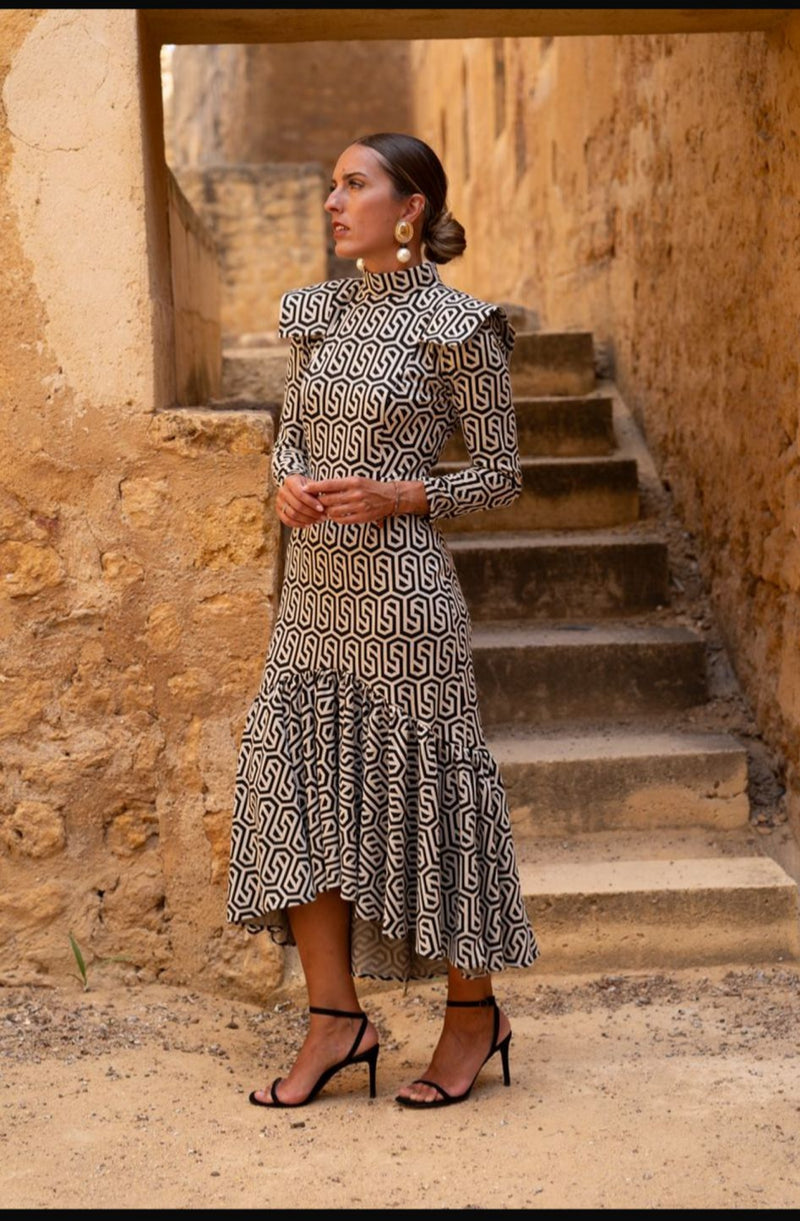 VESTIDO ODETA KAYAR DE PUNTO