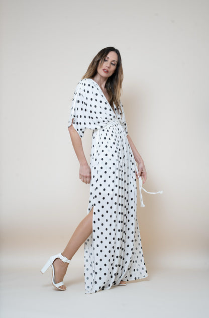 VESTIDO LUNARES TRENZADO El Vestidor de Inma