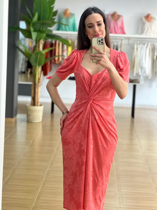 VESTIDO CORAL