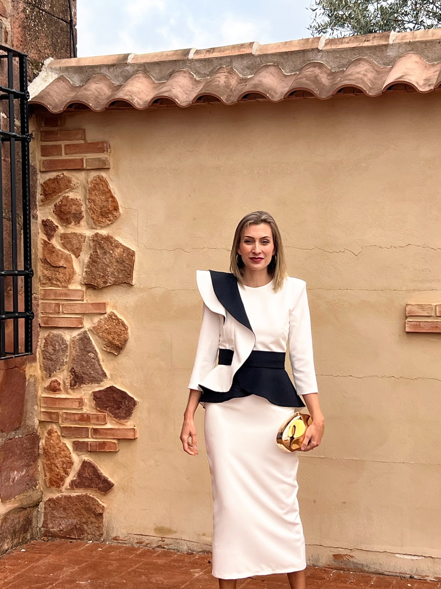 Vestido Invitada Peplum Hecho en España – Preventa – Tallas 36 a 54 El Vestidor de Inma