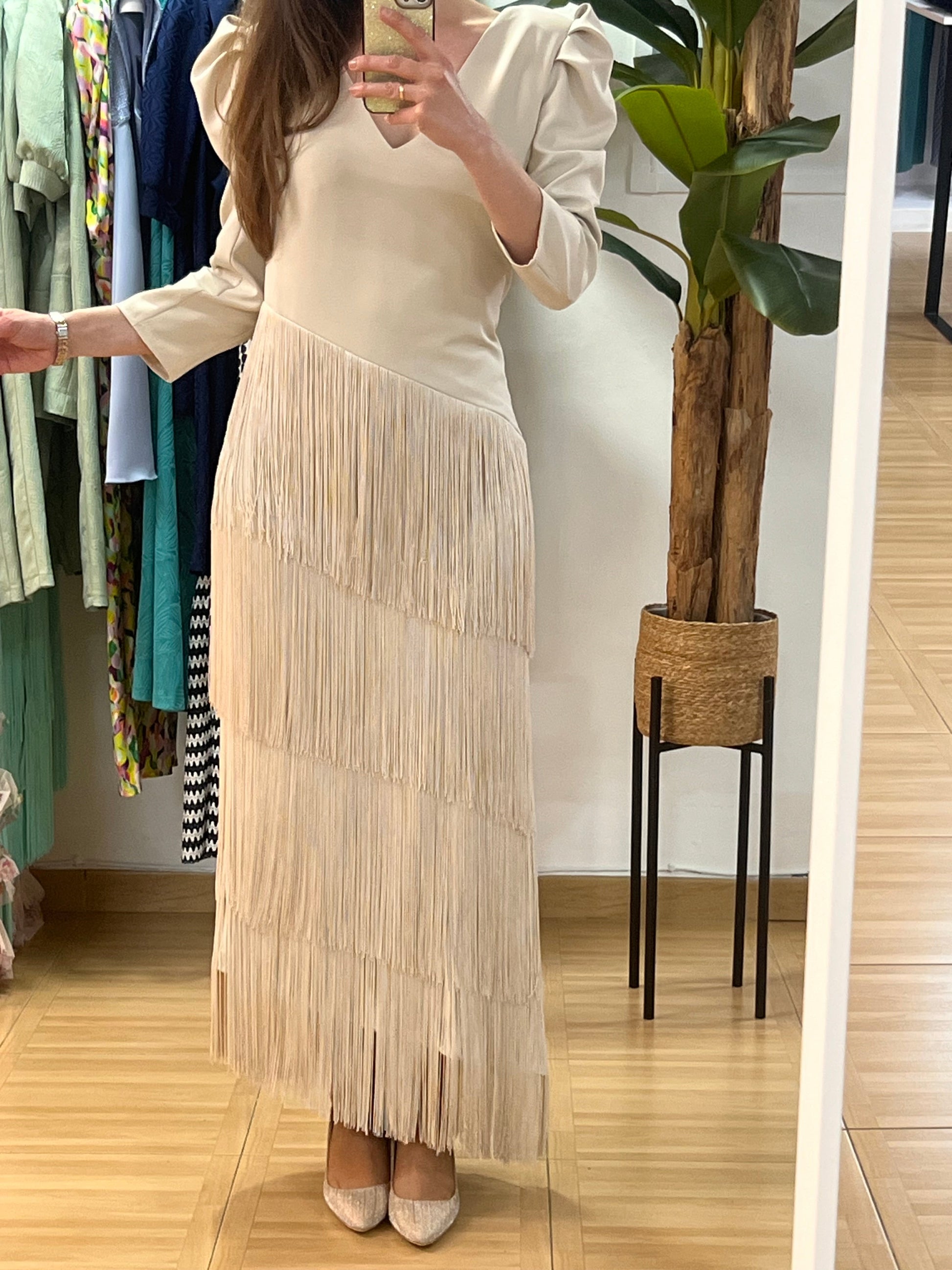 VESTIDO FLECOS El Vestidor de Inma