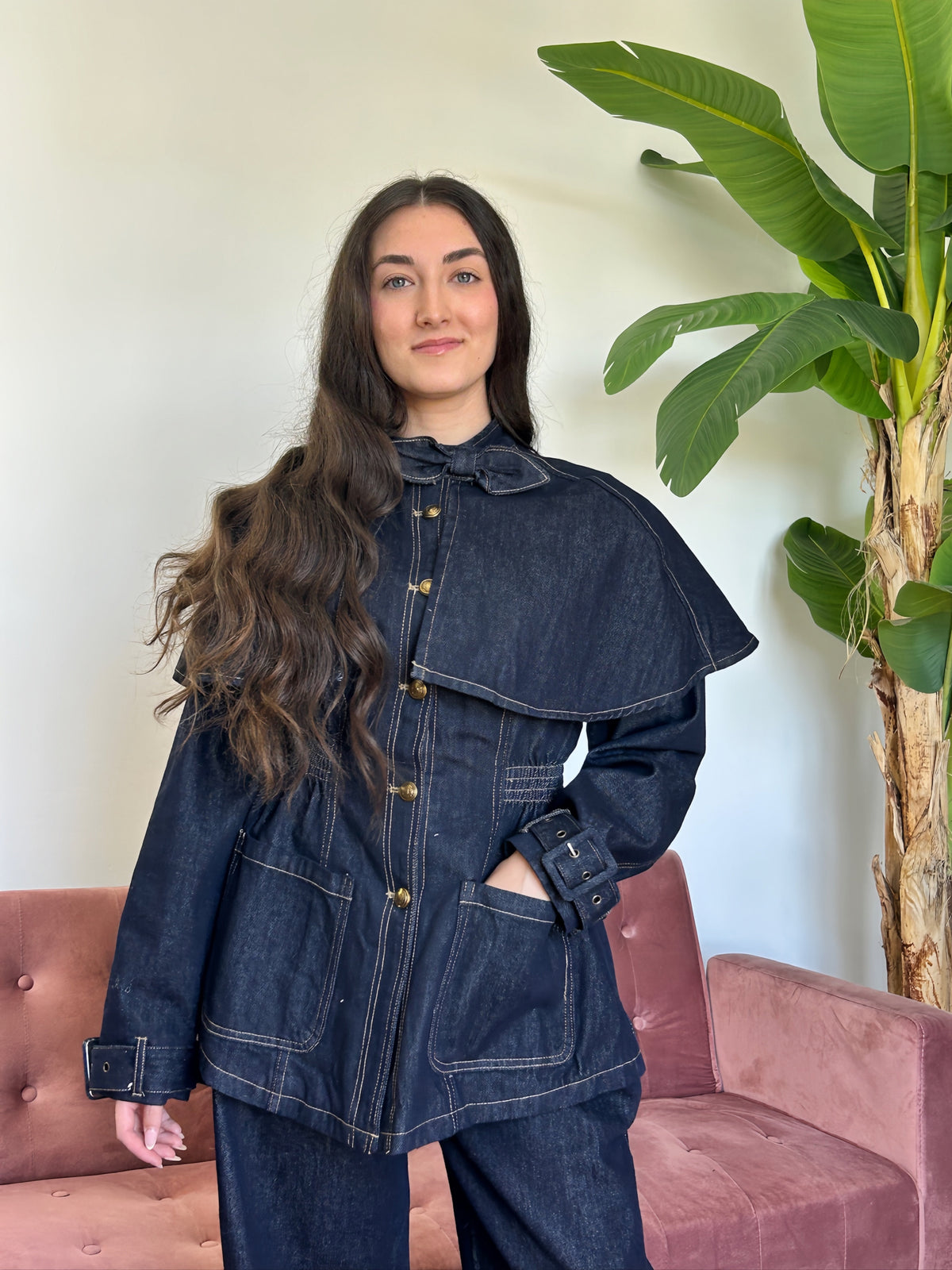Chaqueta Capa Denim. El Vestidor de Inma