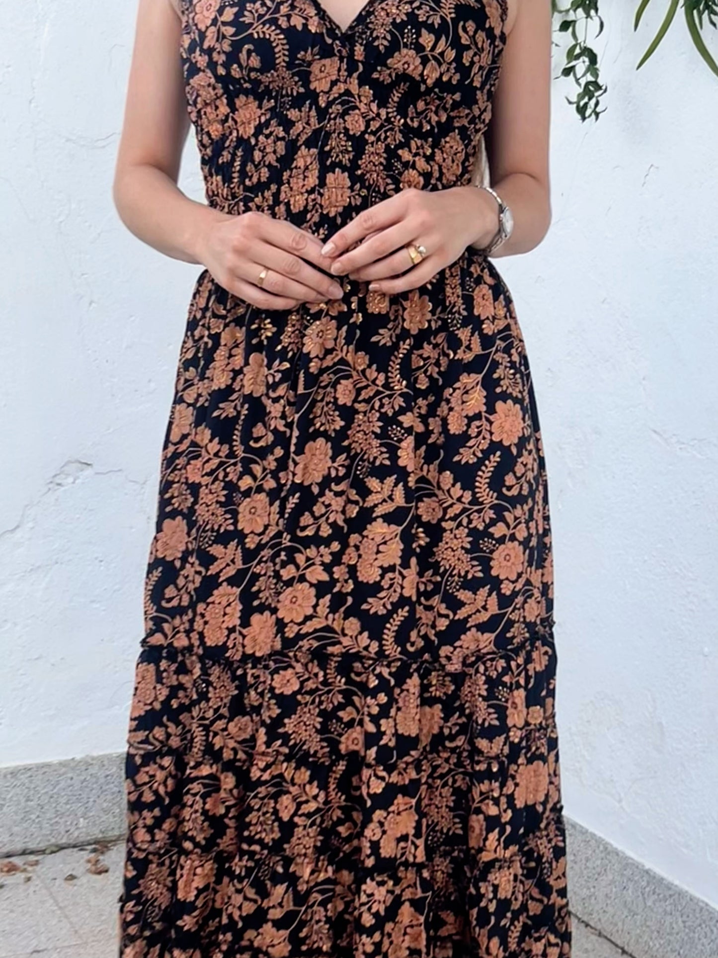 VESTIDO LARGO SEDA