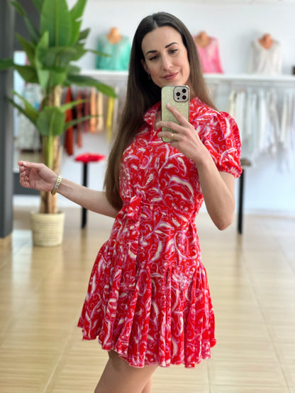 VESTIDO FRESA