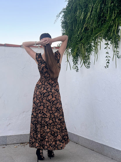 VESTIDO LARGO SEDA